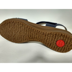 Sandalia señora con ajuste de velcro al tobillo. Tamicus